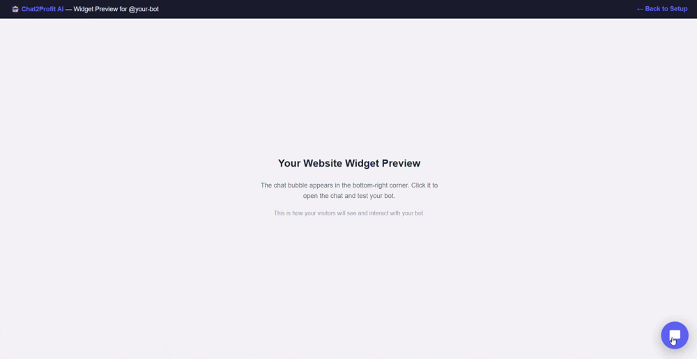Chat2Profit AI Live Demo